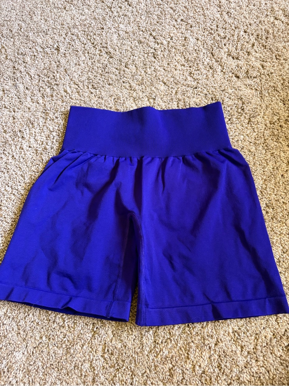 NVGTN High-Waist Athletic Shorts in Royal Blue